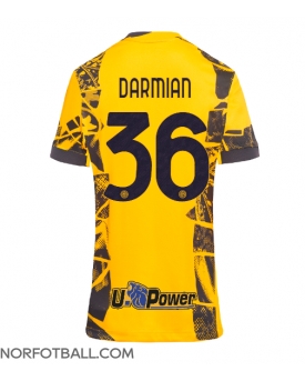 Billige Fotballdrakt Inter Milan Matteo Darmian #36 Replika Tredjedrakt Dame 2024-25 Kortermet